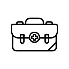 Icon of a doctorchest / first aid kit