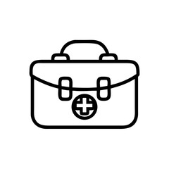 Icon of a doctorchest / first aid kit