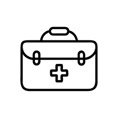 Icon of a doctorchest / first aid kit