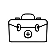 Icon of a doctorchest / first aid kit