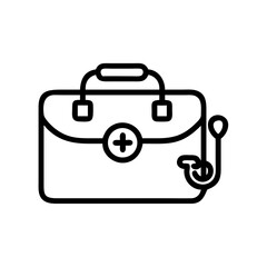 Icon of a doctorchest / first aid kit