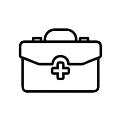 Icon of a doctorchest / first aid kit