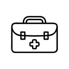 Icon of a doctorchest / first aid kit