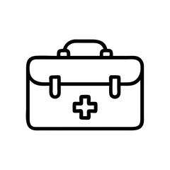 Icon of a doctorchest / first aid kit