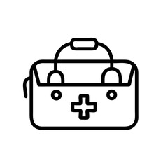Icon of a doctorchest / first aid kit