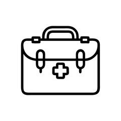 Icon of a doctorchest / first aid kit