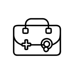 Icon of a doctorchest / first aid kit
