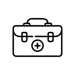 Icon of a doctorchest / first aid kit