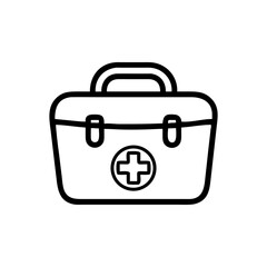 Icon of a doctorchest / first aid kit