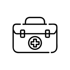 Icon of a doctorchest / first aid kit