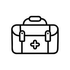 Icon of a doctorchest / first aid kit