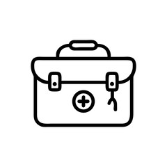 Icon of a doctorchest / first aid kit