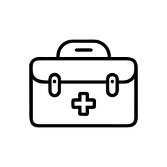 Icon of a doctorchest / first aid kit