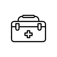 Icon of a doctorchest / first aid kit