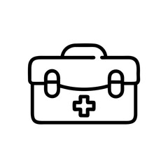 Icon of a doctorchest / first aid kit