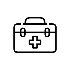 Icon of a doctorchest / first aid kit