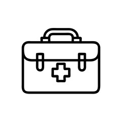 Icon of a doctorchest / first aid kit