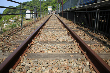 兵庫県香美町　余部旧線路