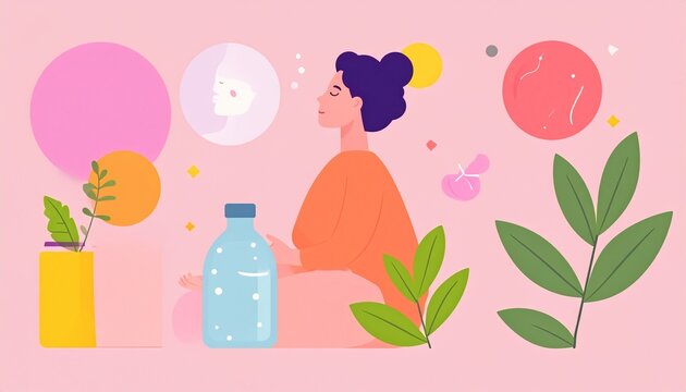 Collection of hand-drawn icons featuring Buddha, lotus flowers, yoga poses, essential oils, and mindfulness symbols. Perfect for wellness, spa, meditation, and holistic lifestyle designs.