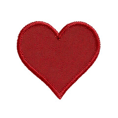 Fototapeta premium A close-up shot of a single red heart. The heart is a symbol of love and affection
