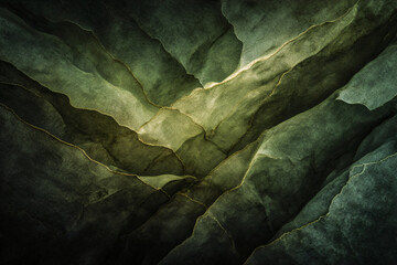 Abstract Landscape: An abstract depiction of geological layers, resembling rugged mountain ranges, showcasing textures and gradients of earthen tones in an artistic and immersive composition.