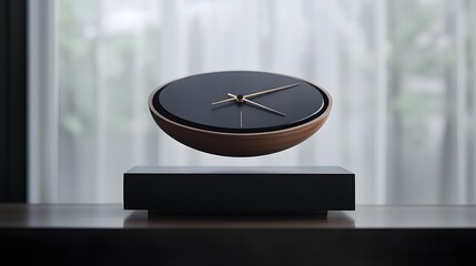 Levitating Clock: Experience the innovative concept of a futuristic levitating clock, a perfect blend of design and function. This stylish timepiece appears to defy gravity.