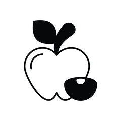 Apple vector icons stock illustration