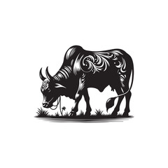 Indian Cow Vector (4).eps