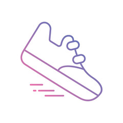 Running Shoes vector icons stock illustration