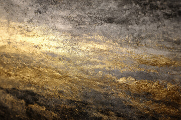 Golden Abstract: A captivating display of fluid forms and intricate textures, showcasing a harmonious blend of metallic shades that evoke a sense of timeless elegance and artistic allure.