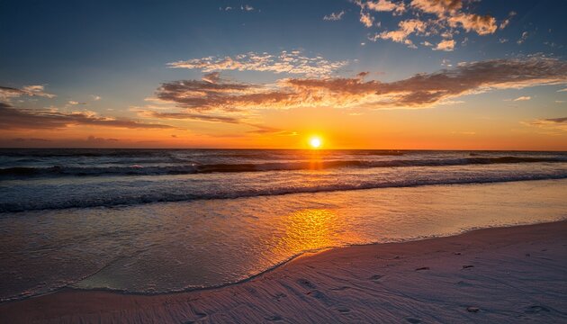 sunset at clearwater beach florida
