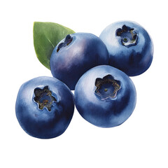 Obraz premium Fresh, vibrant blueberries, perfect for a healthy snack. The image showcases the natural beauty of the fruit