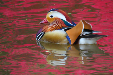 Mandarin duck at Richmond Park