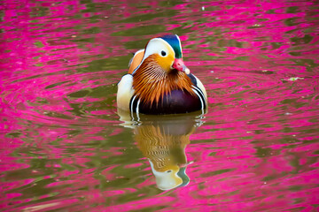 Mandarin duck at Richmond Park