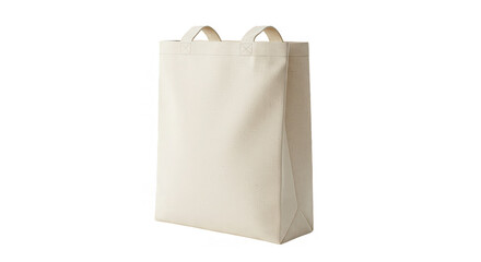 Creamy canvas bag stark and simple