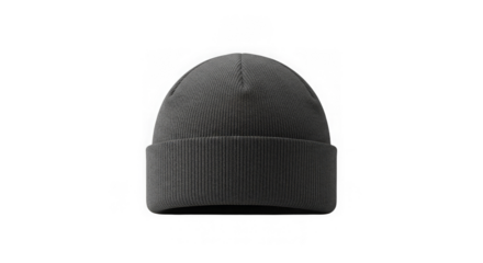 Knit beanie with chromatic aberration