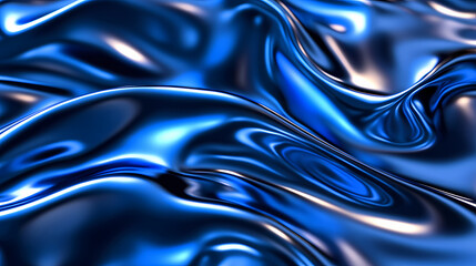 Obraz premium blue metallic wallpaper