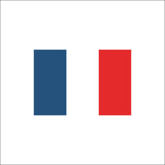 France, Flag, French national french tricolor symbol identity culture european nation emblem banner vertical stripes red white blue simple clean vector patriotic country representation illustration