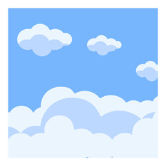 Beautiful Cloudy Sky View