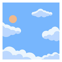 Beautiful Cloudy Sky View