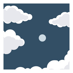 Beautiful Cloudy Sky View