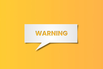 Callout design with the words 