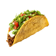 A delicious taco filled with savory ingredients
