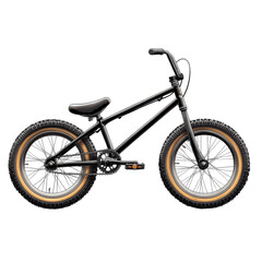 Obraz premium Detailed rendering of a freestyle bmx bicycle featuring intricate components and design