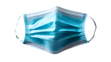 Face Mask on Transparent Background