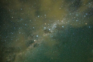 The Milky Way Galaxy with some light cloud