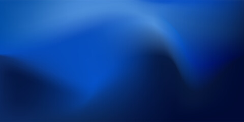 Gradient blue abstract background with a soft curve and smooth lighting.