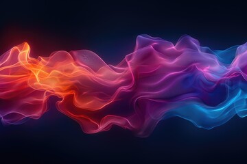 Obraz premium Abstract design with flowing vibrant colors.