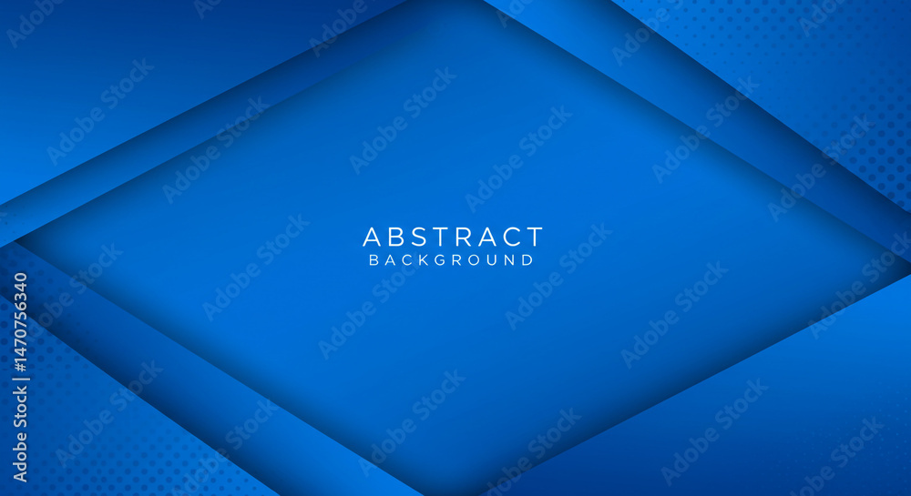Poster Abstract background with layered blue shapes creating a dynamic and modern visual effect for presentations