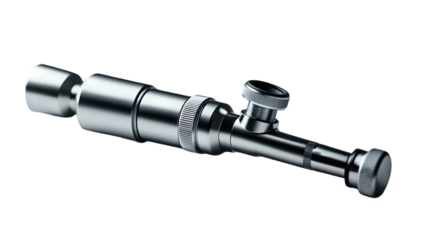 Metal Device on Transparent Background